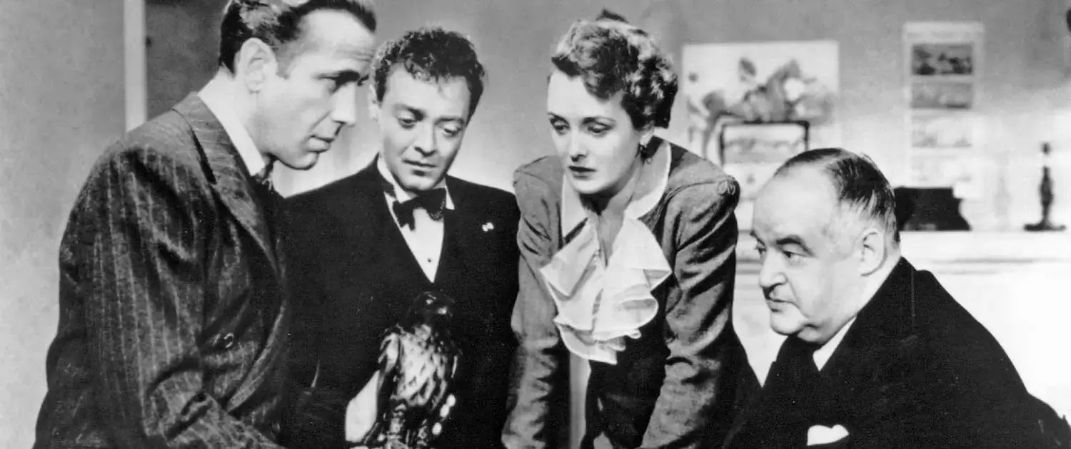 The Maltese Falcon, Humphrey Bogart, Peter Lorre, Mary Astor, Sydney Greenstreet