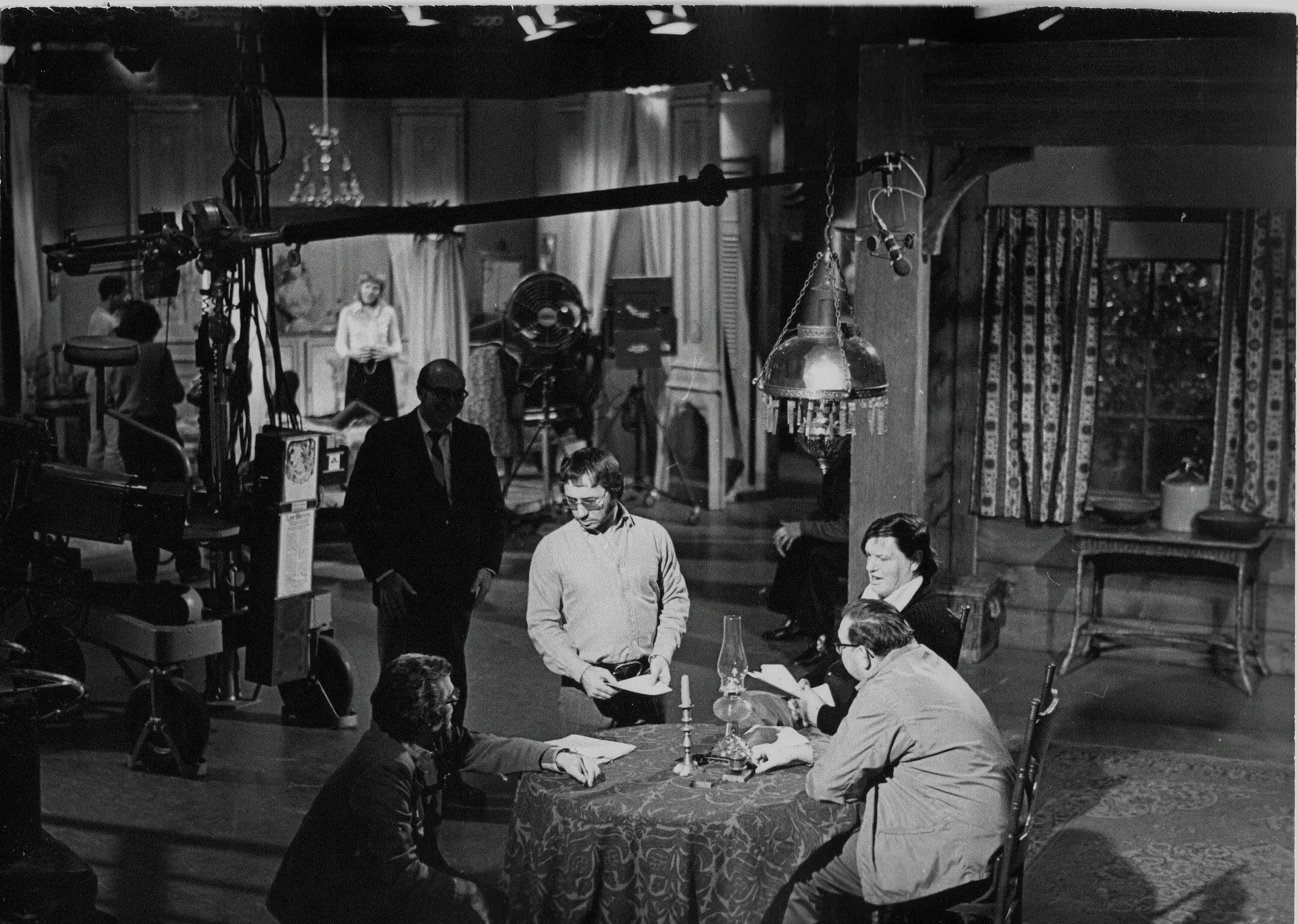 On the set of Dark Shadows