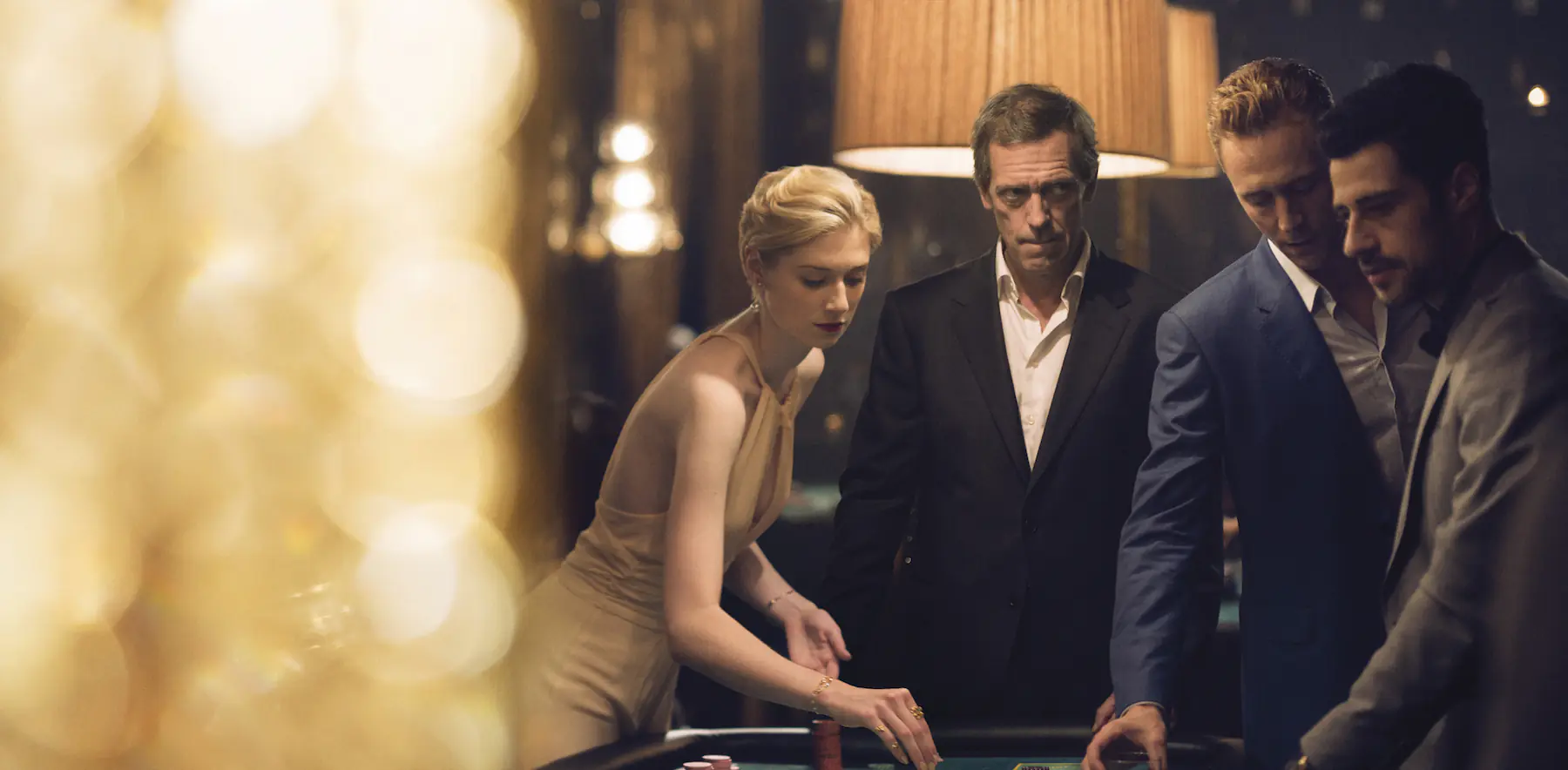 The Night Manager, Tom Hiddleston, Elizabeth Debicki, Hugh Laurie