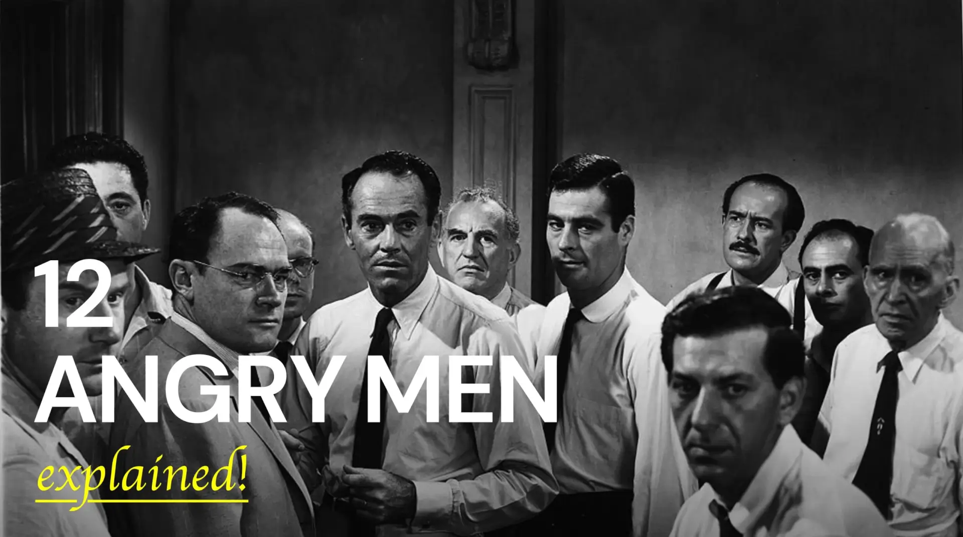 12 ANGRY MEN. The Best Courtroom Drama Ever Explained