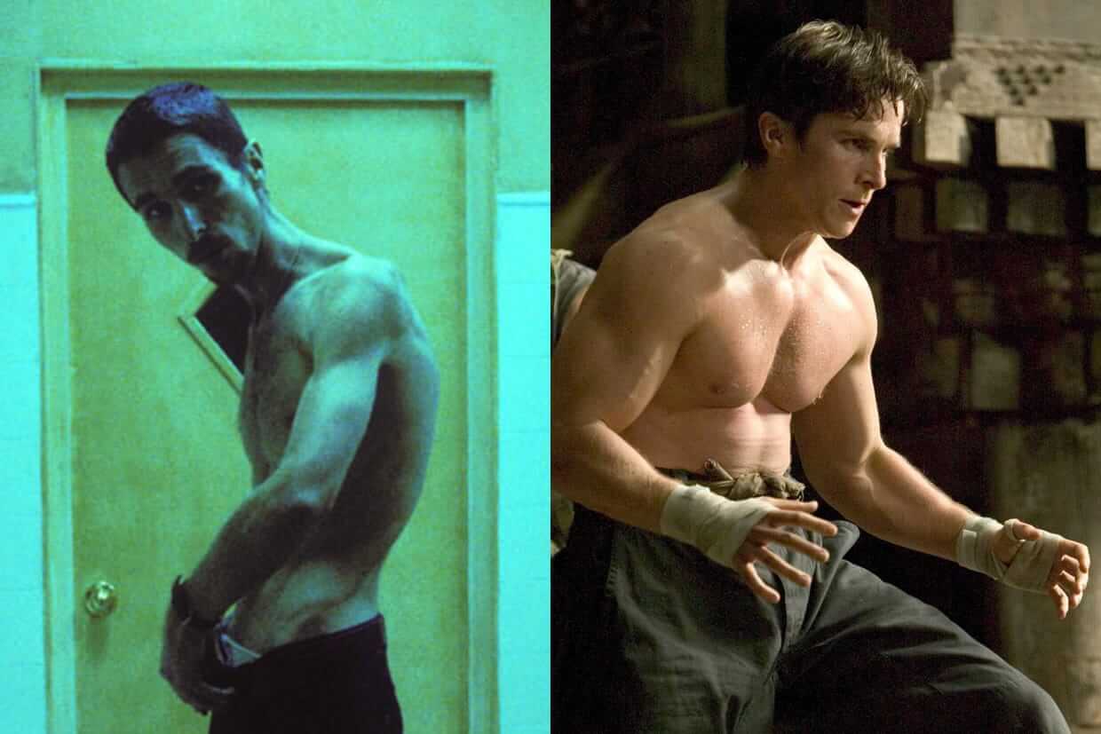 christian bale batman begins weigh gain