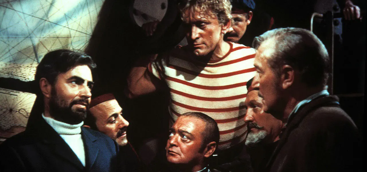 20,000 Leagues Under the Sea, Kirk Douglas, Peter Lorre, James Mason, Paul Lukas