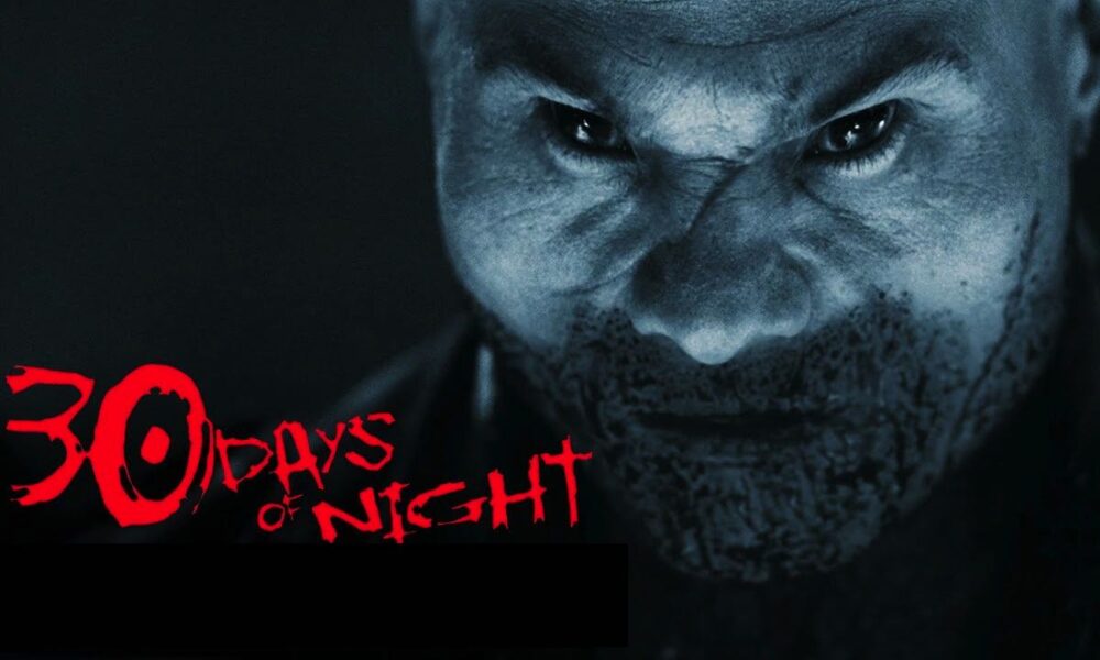 30 DAYS OF NIGHT. Vampires bite, people shoot, blood flows..