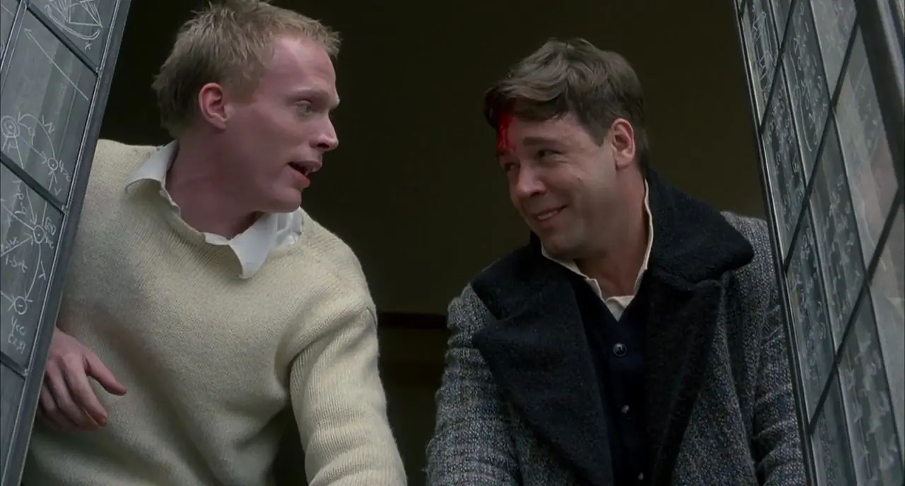 A Beautiful Mind, Russell Crowe, Paul Bettany