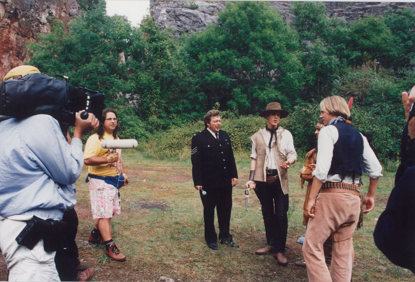 | FilmFolly.com On the set of A Fistful of Fingers