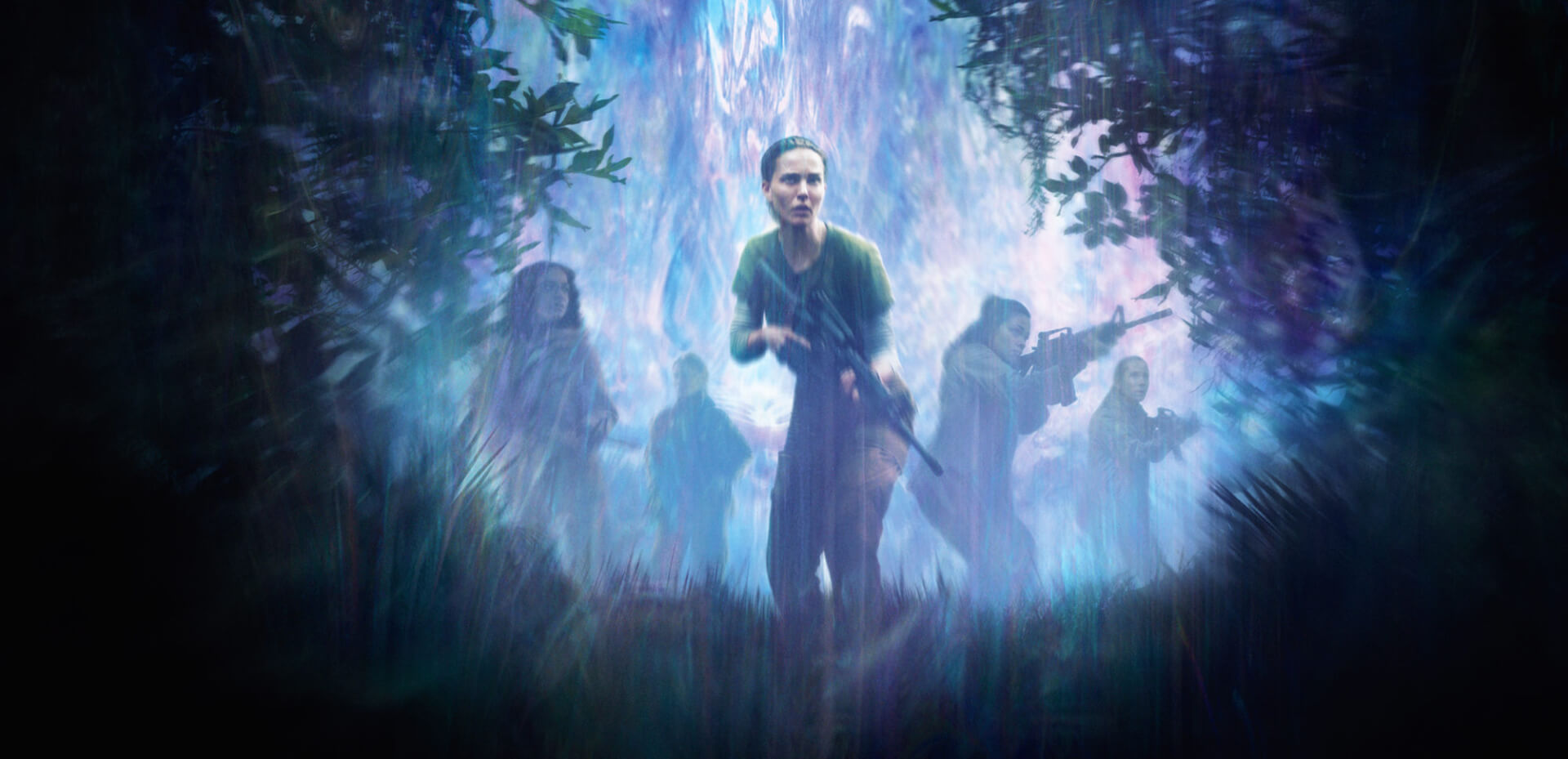 ANNIHILATION Gina Rodriguez, Jennifer Jason Leigh, Natalie Portman, Tessa Thompson Tuva Novotnyin