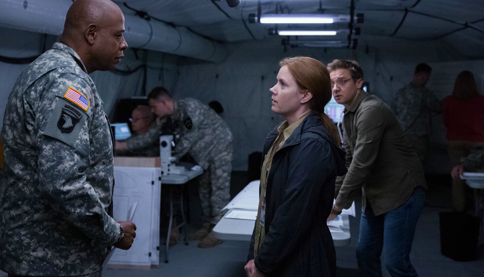 Arrival Amy Adams Jeremy Renner Forest Whitaker