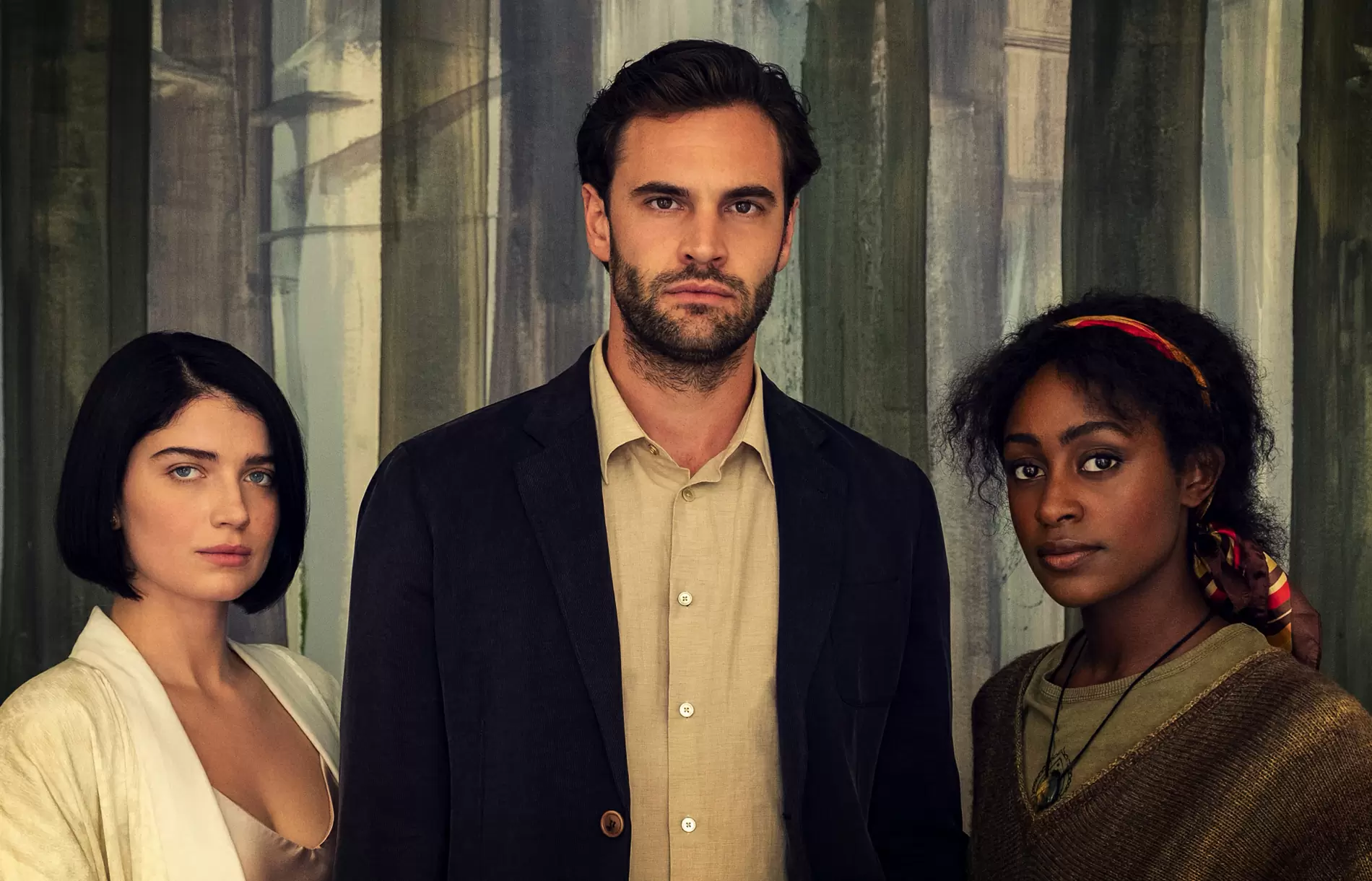 BEHIND HER EYES, Simona Brown, Eve Hewson, Tom Bateman