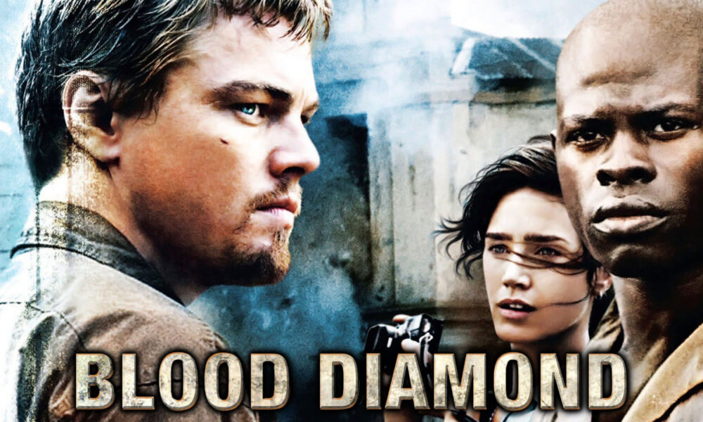 BLOOD DIAMOND. Superb action thriller with a message