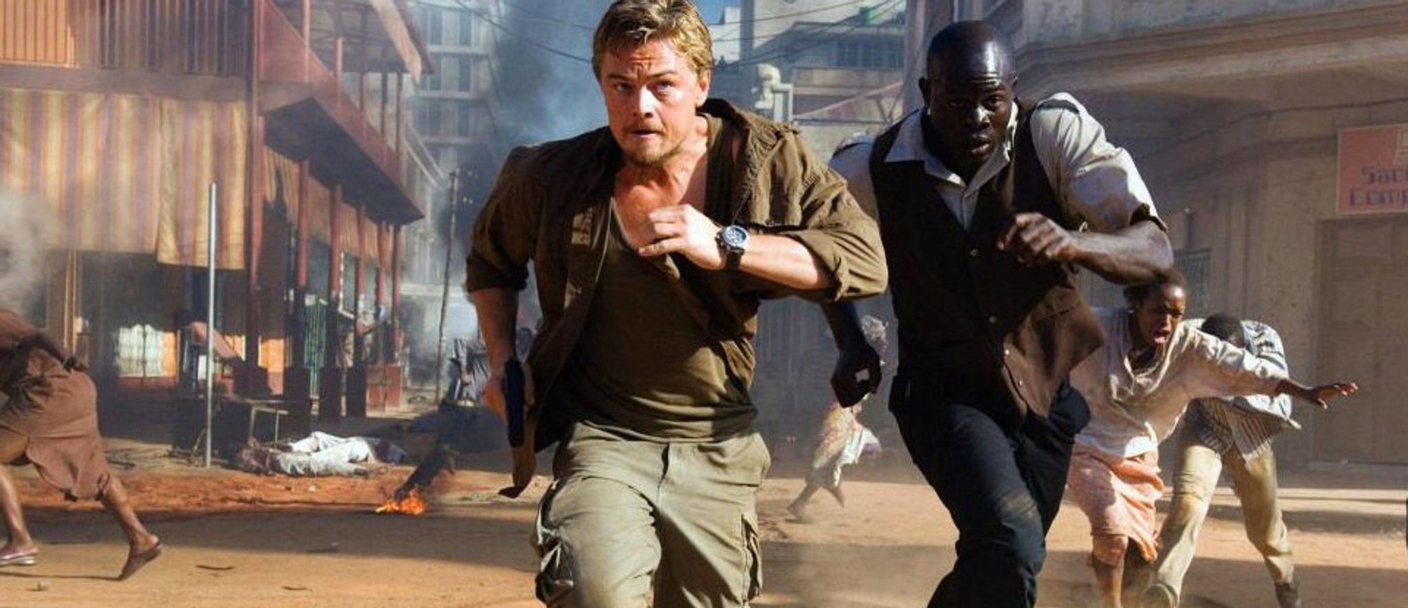 Blood Diamond Leonardo DiCaprio Djimon Hounsou