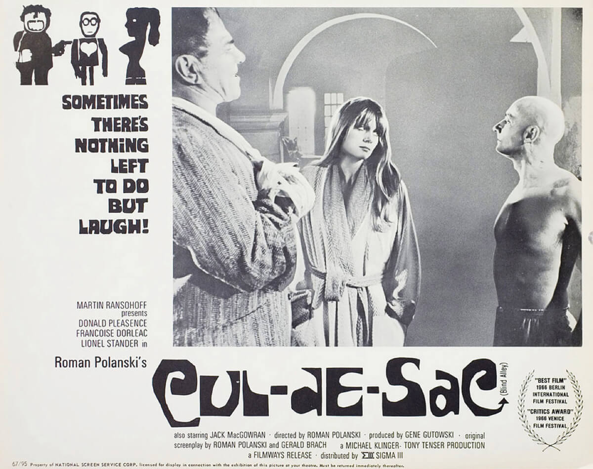 CUL-DE-SAC. Polanski's Wonderfully Weird Black Comedy