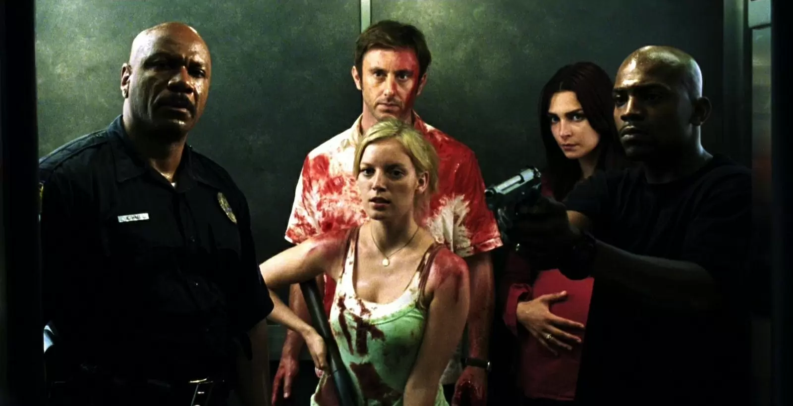 DAWN OF THE DEAD, Ving Rhames, Mekhi Phifer, Sarah Polley, Inna Korobkina, Jake Weber