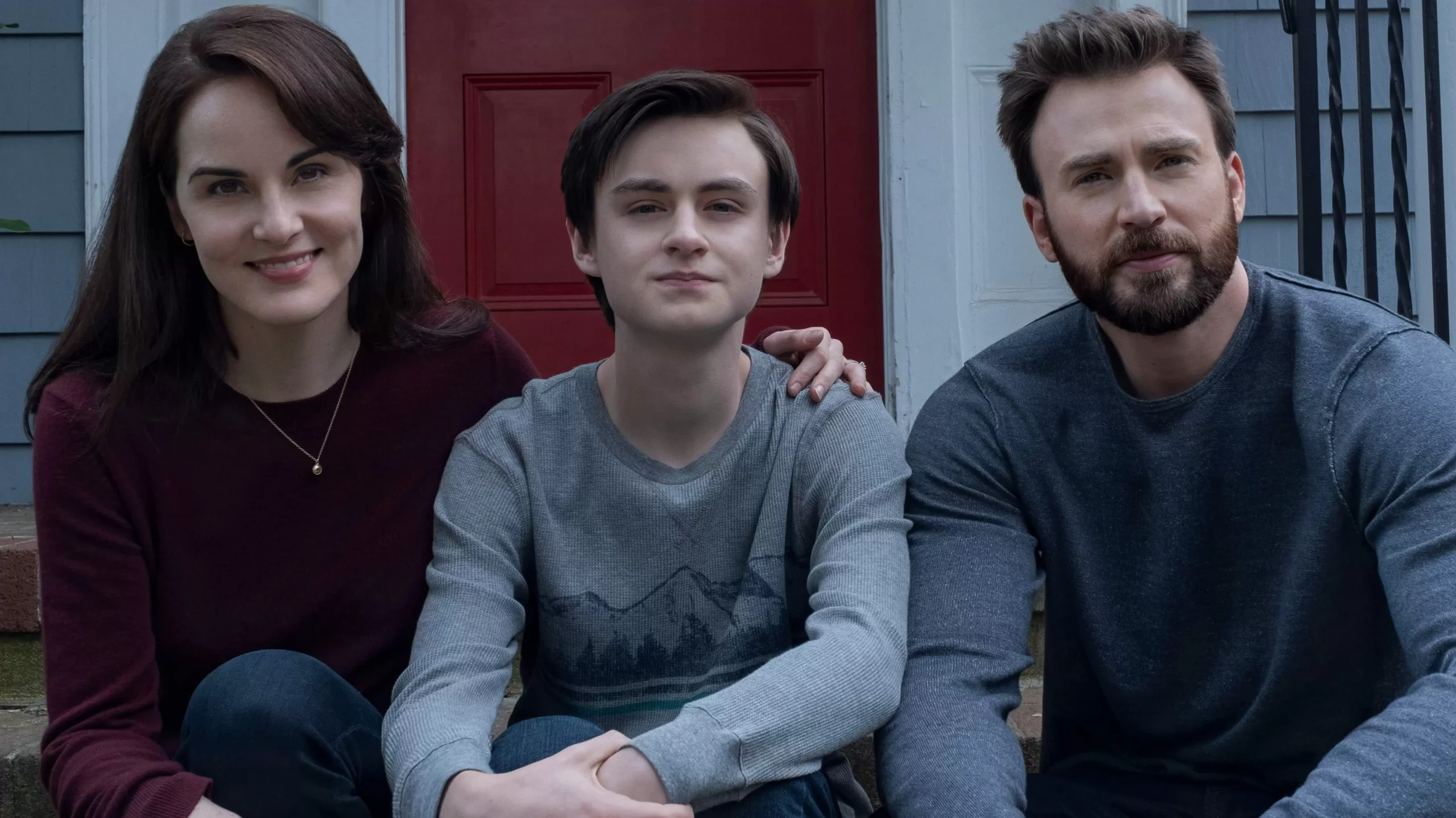 DEFENDING JACOB, Chris Evans, Michelle Dockery, Jaeden Martell