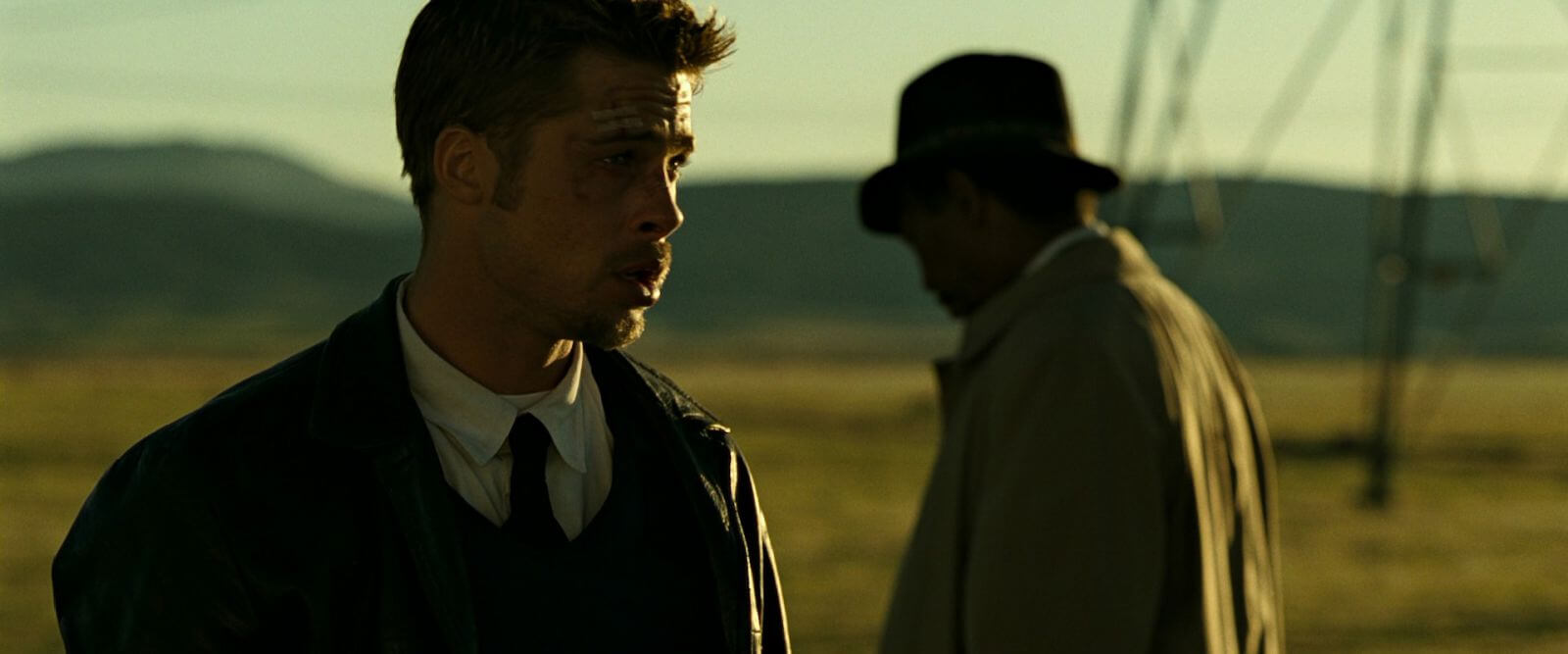 seven brad pitt morgan freeman