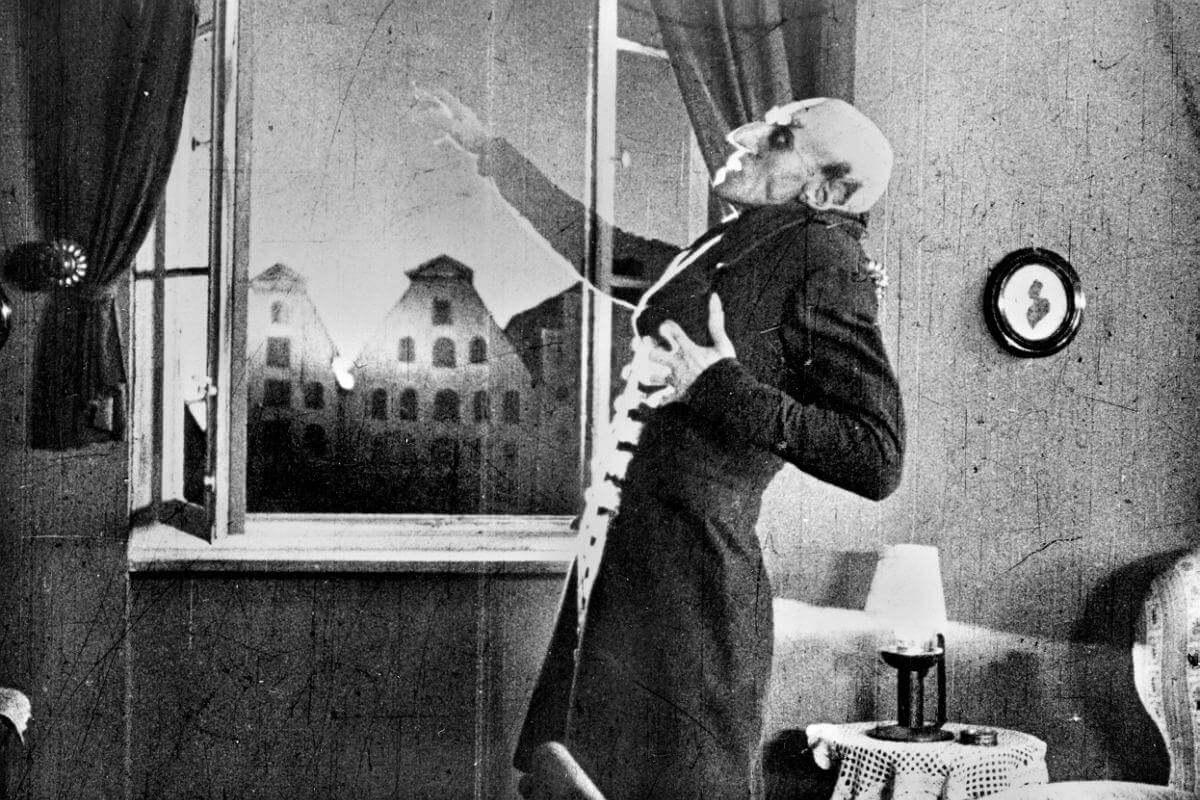 german expressionism nosferatu max schreck as orlok dying