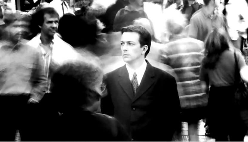 FOLLOWING. Christopher Nolan's feature film debut