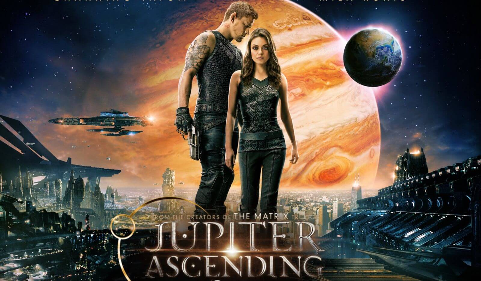 JUPITER ASCENDING. Grabs attention... from a distance