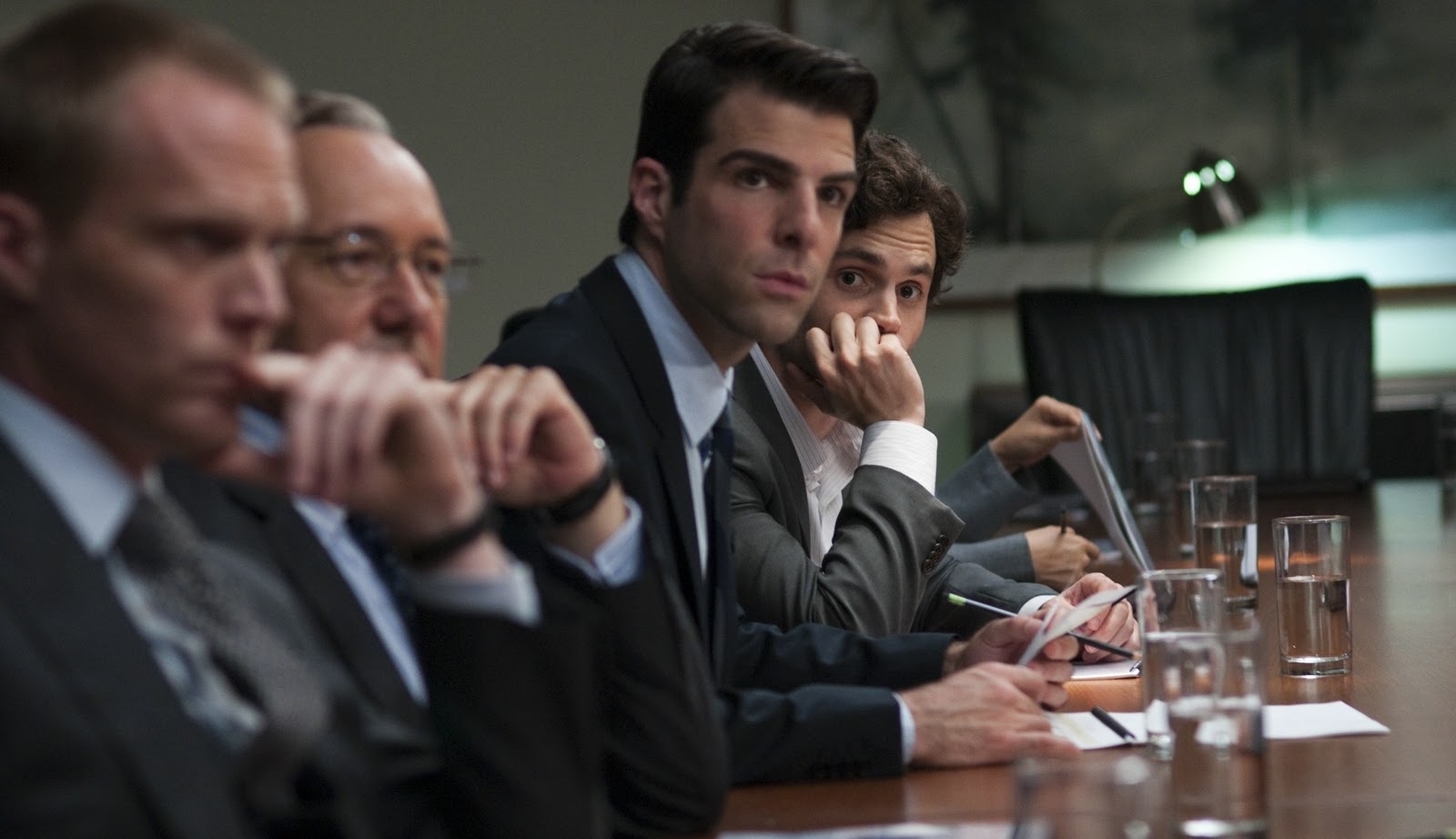 Margin Call Kevin Spacey Zachary Quinto Penn Badgley