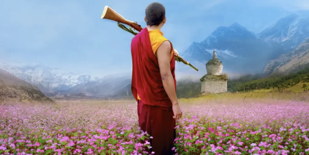 monk and the gun
