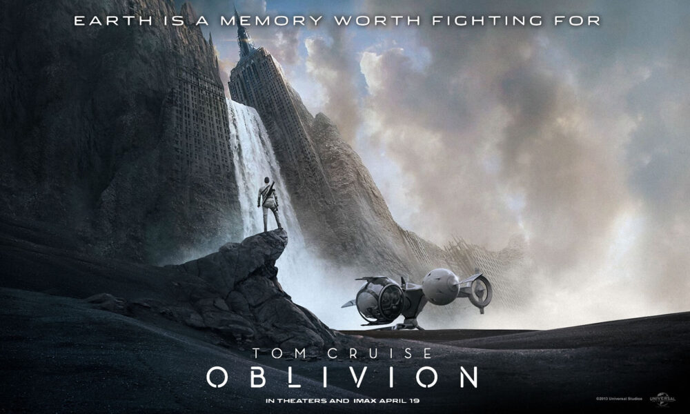 OBLIVION. Great science fiction movie, but... could have been much more