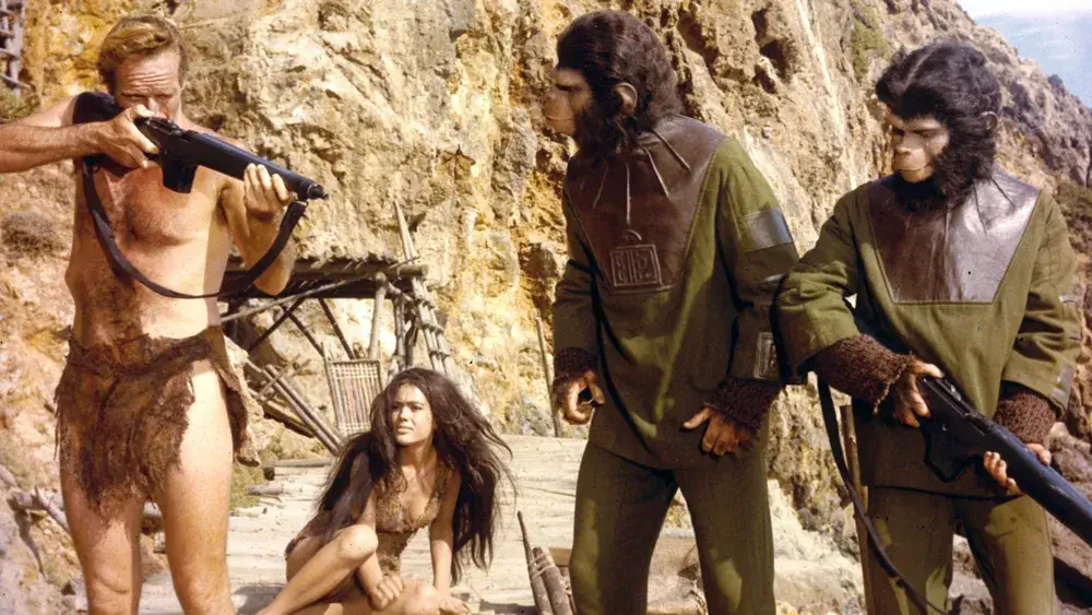 PLANET OF THE APES.  Still an excellent science fiction film