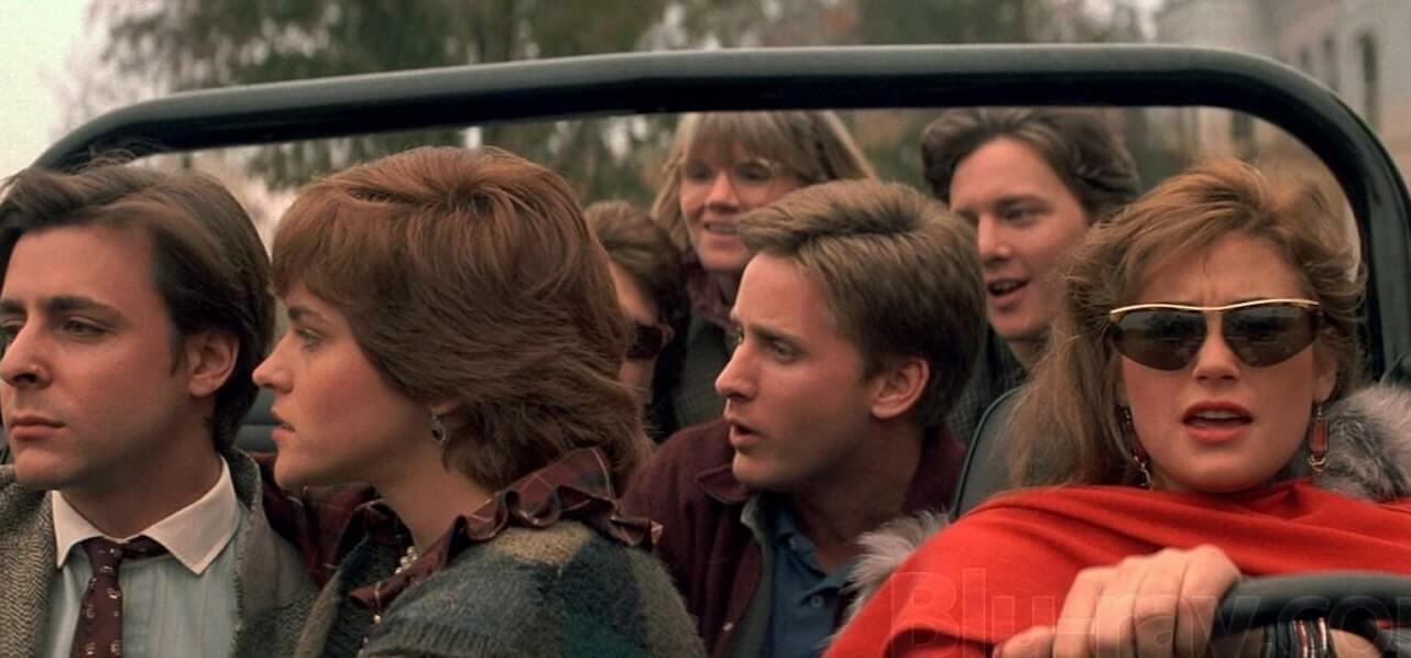 St. Elmo's Fire Demi Moore Rob Lowe Andrew McCarthy Emilio Estevez Judd Nelson Ally Sheedy Andie MacDowell