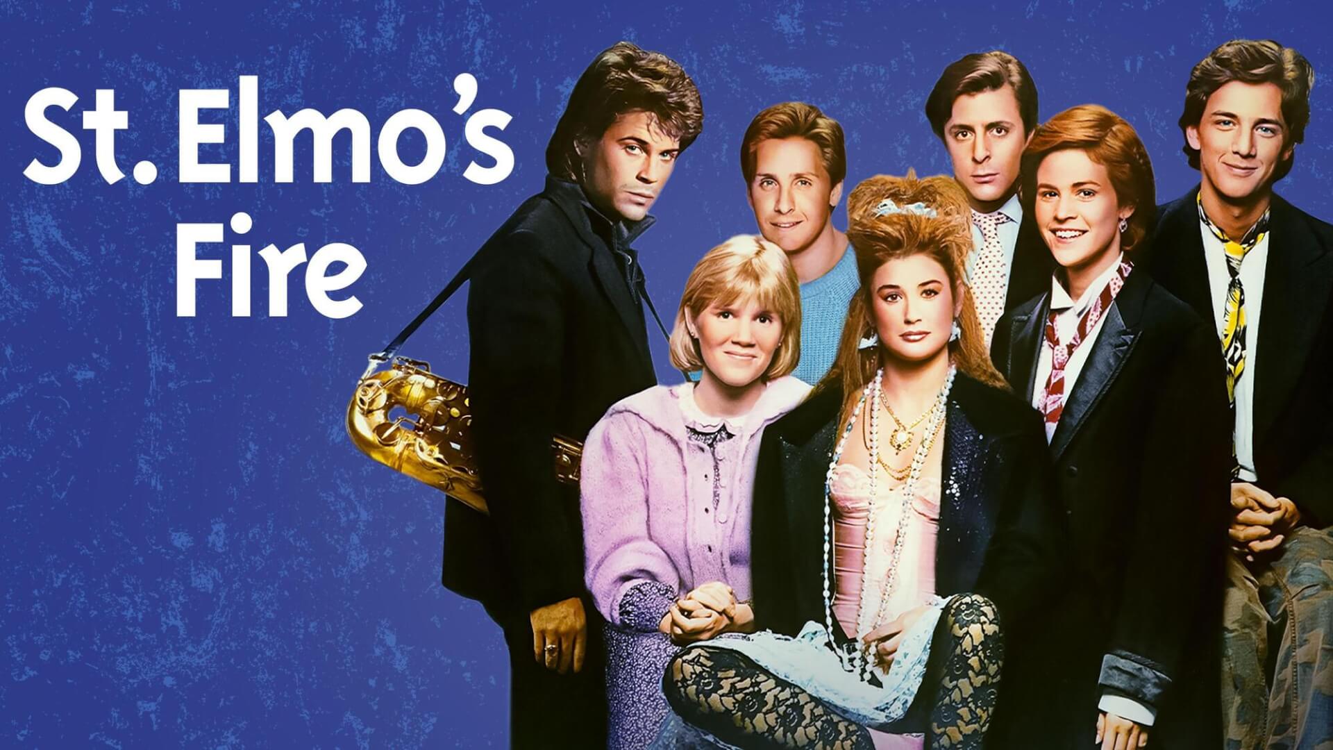 ST. ELMO'S FIRE. Good but The Breakfast Club it ain't