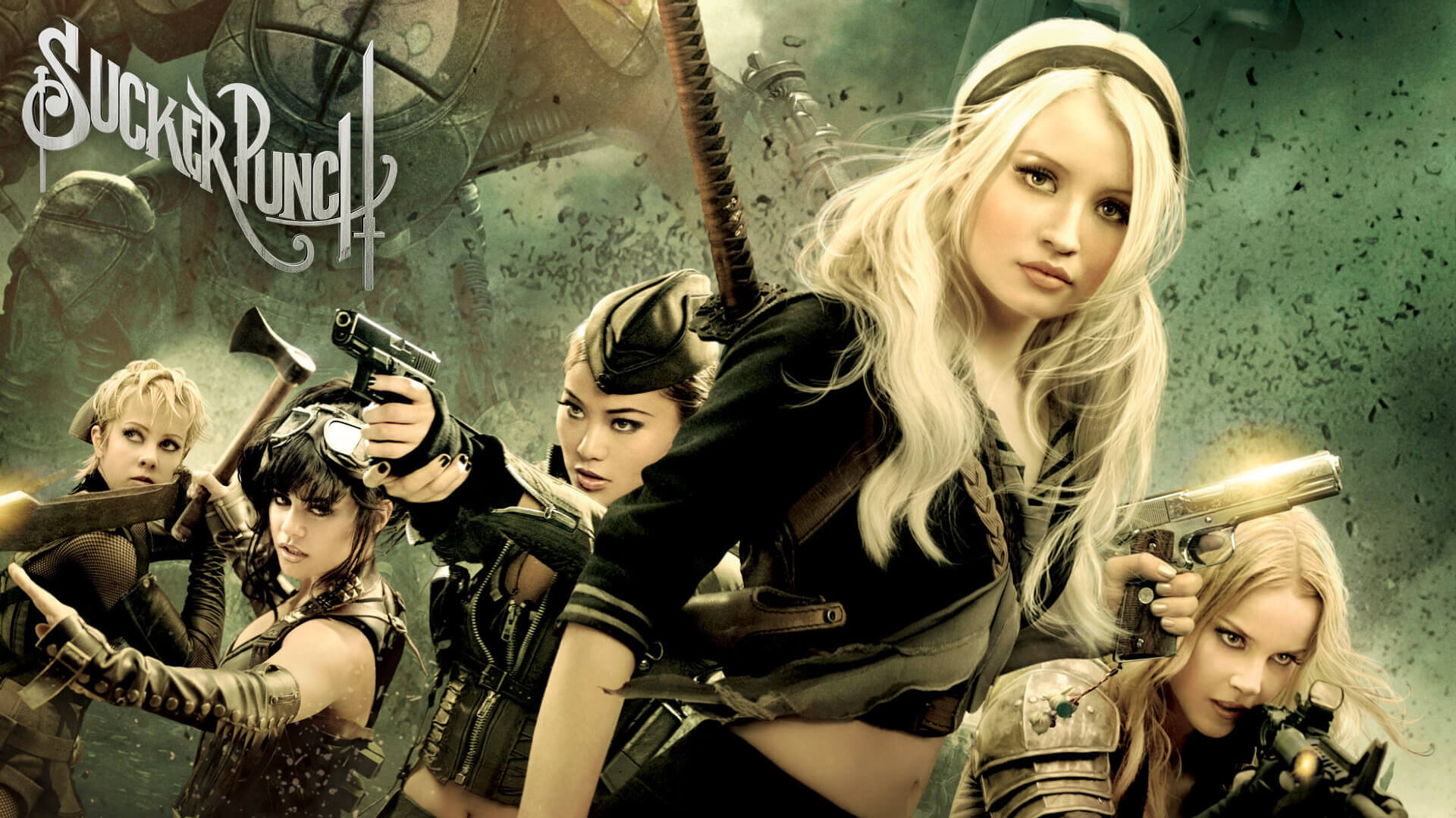 SUCKER PUNCH. Science fiction, steampunk, fantasy actioner