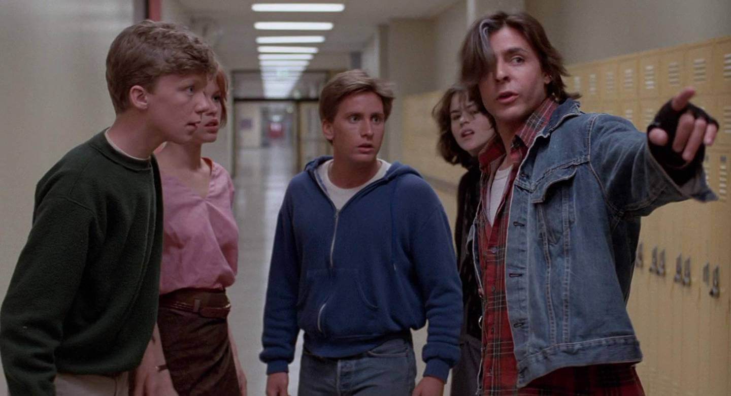 The Breakfast Club Judd Nelson Emilio Estevez, Ally Sheedy Molly Ringwald Michael Hall