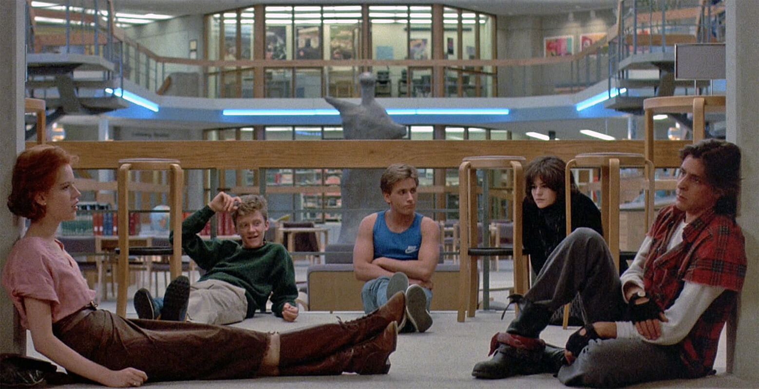 The Breakfast Club Judd Nelson Emilio Estevez, Ally Sheedy Molly Ringwald Michael Hall