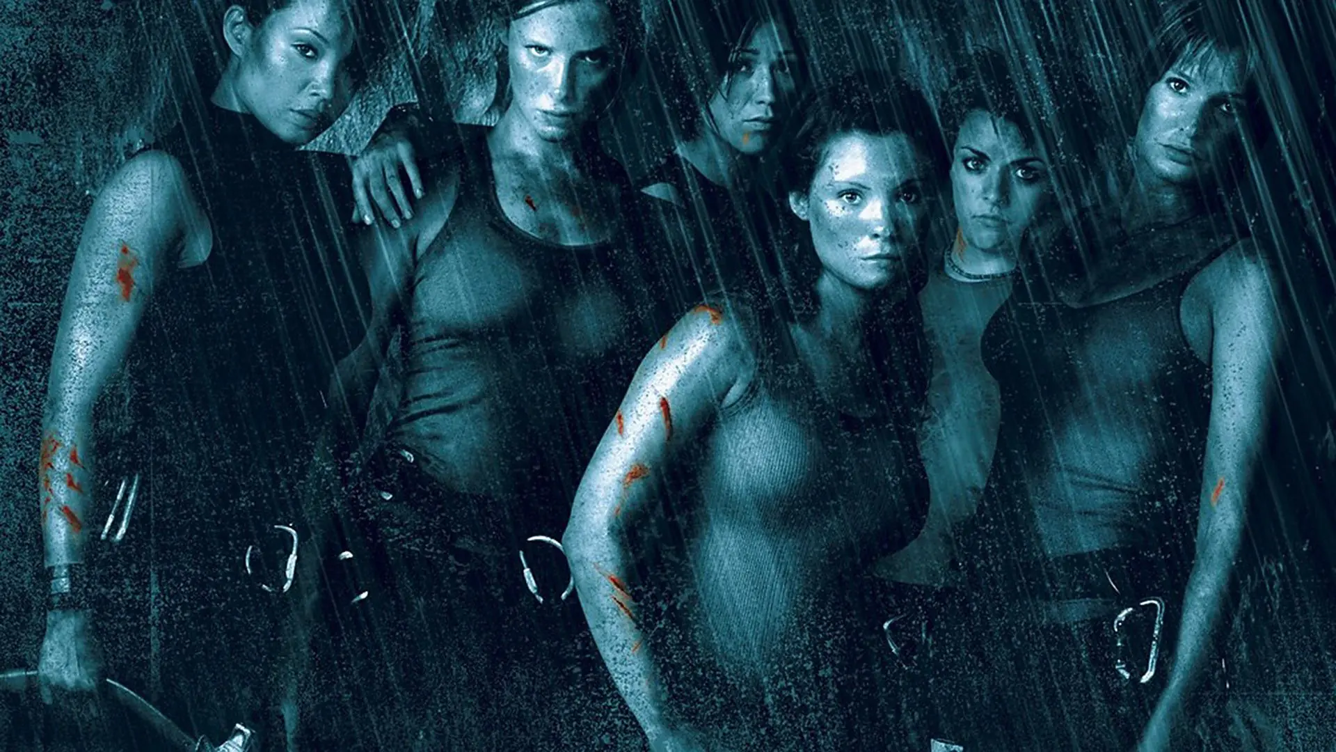 The Descent, Natalie Mendoza, Shauna Macdonald, Saskia Mulder, Alex Reid, Nora-Jane Noone, MyAnna Buring
