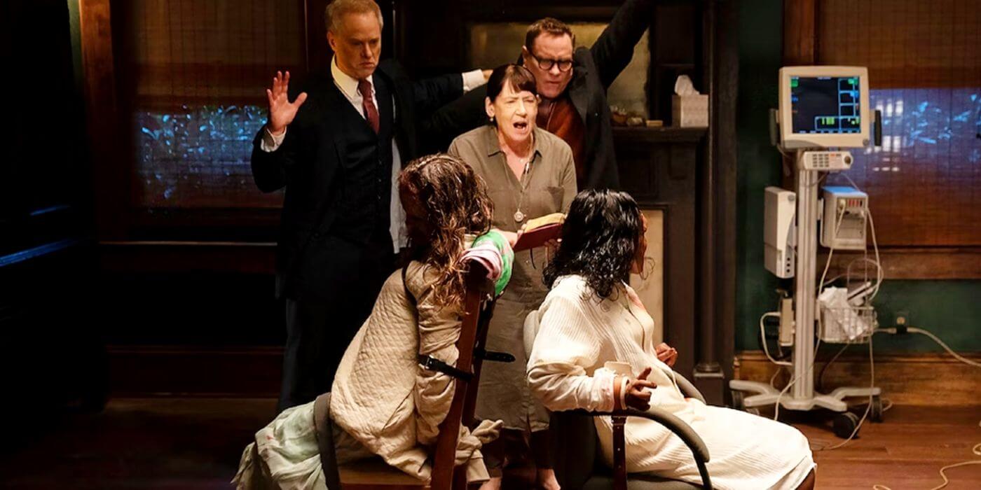 THE EXORCIST: BELIEVER Lidya Jewett Olivia Marcum Raphael Sbarge Ann Dowd Antoni Corone