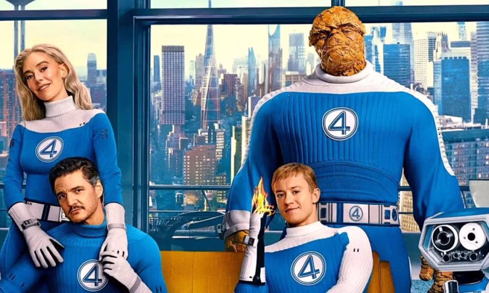 THE FANTASTIC FOUR: FIRST STEPS. Not that fantastic