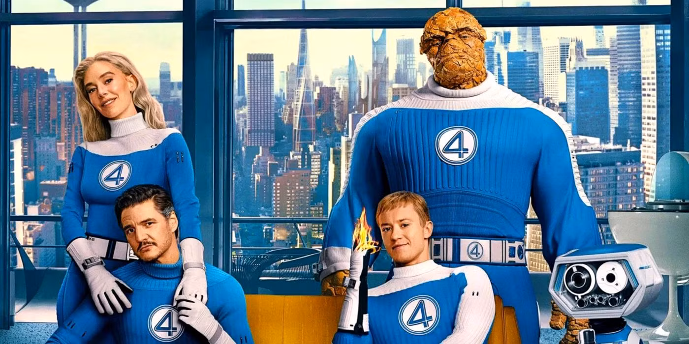 THE FANTASTIC FOUR: FIRST STEPS. Not that fantastic