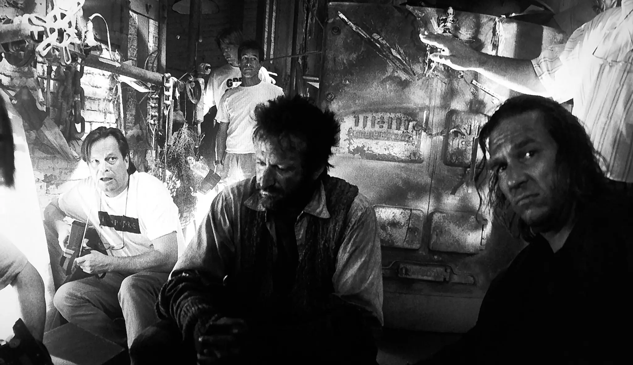 | FilmFolly.com Robin Williams, Terry Gilliam and Jeff Bridges on the set of The Fisher King