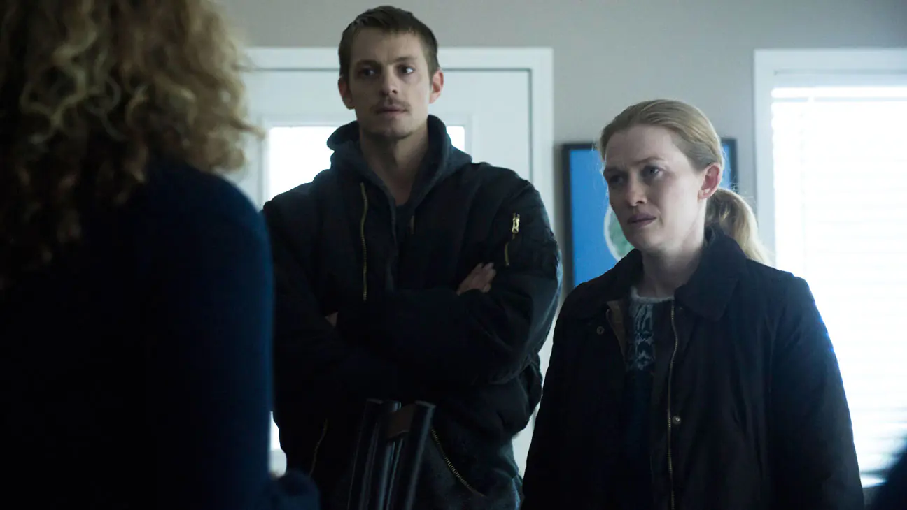 THE KILLING, Mireille Enos, Joel Kinnaman