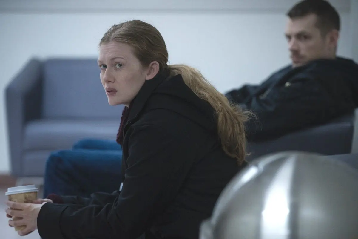 THE KILLING, Mireille Enos, Joel Kinnaman