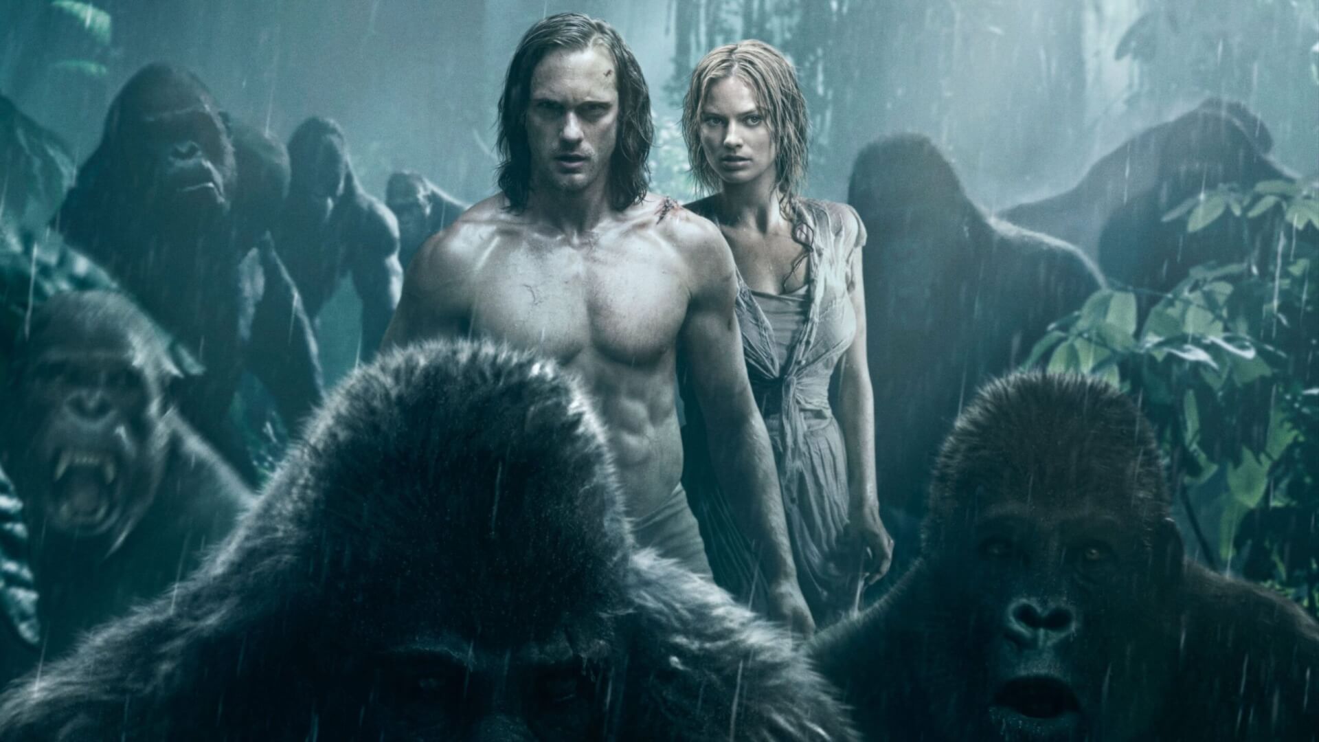 THE LEGEND OF TARZAN: Alexander Skarsgård and Margot Robbie in a solid adventure film
