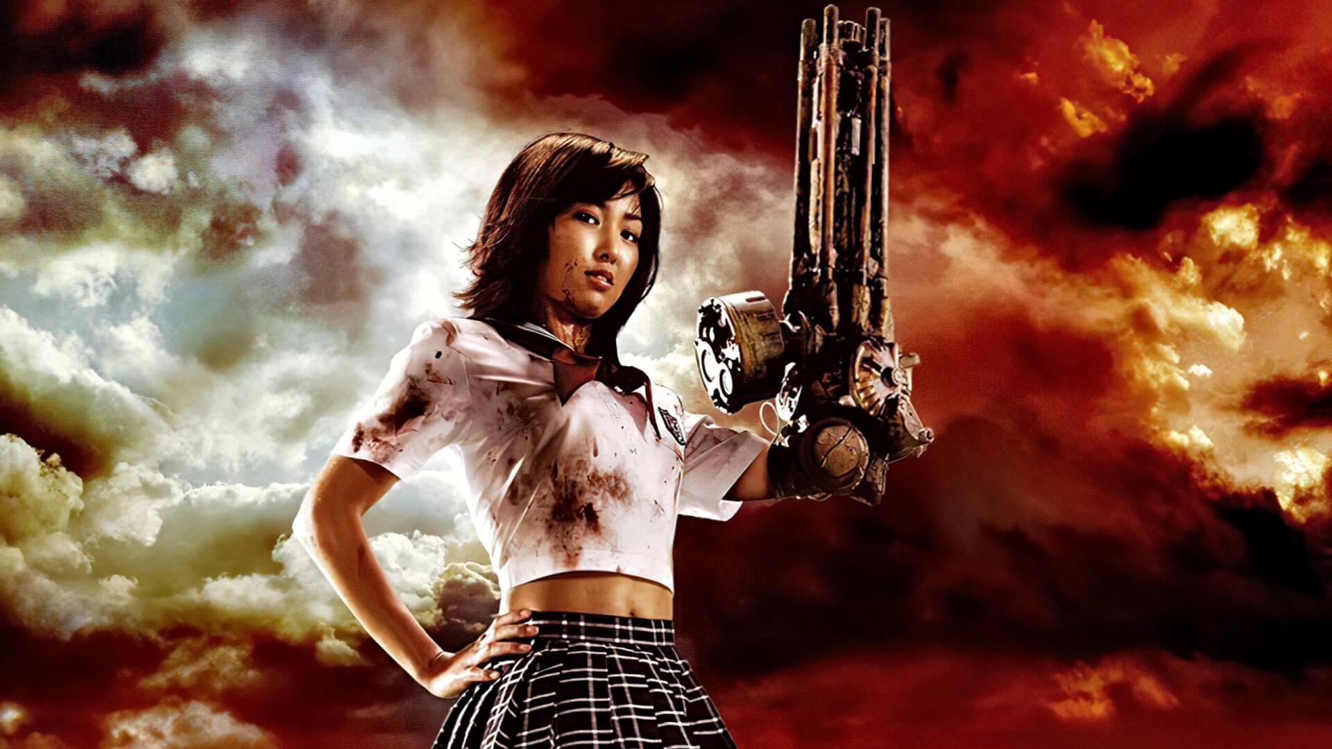 THE MACHINE GIRL. Unbridled entertainment with hectoliters of fake blood