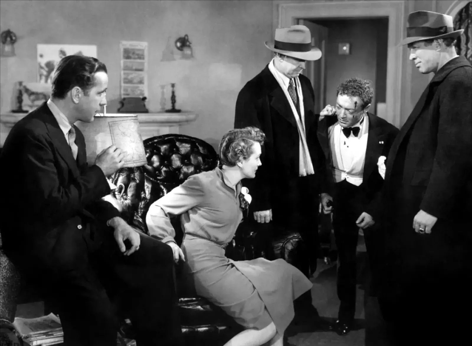 The Maltese Falcon, Humphrey Bogart, Peter Lorre, Mary Astor, Sydney Greenstreet
