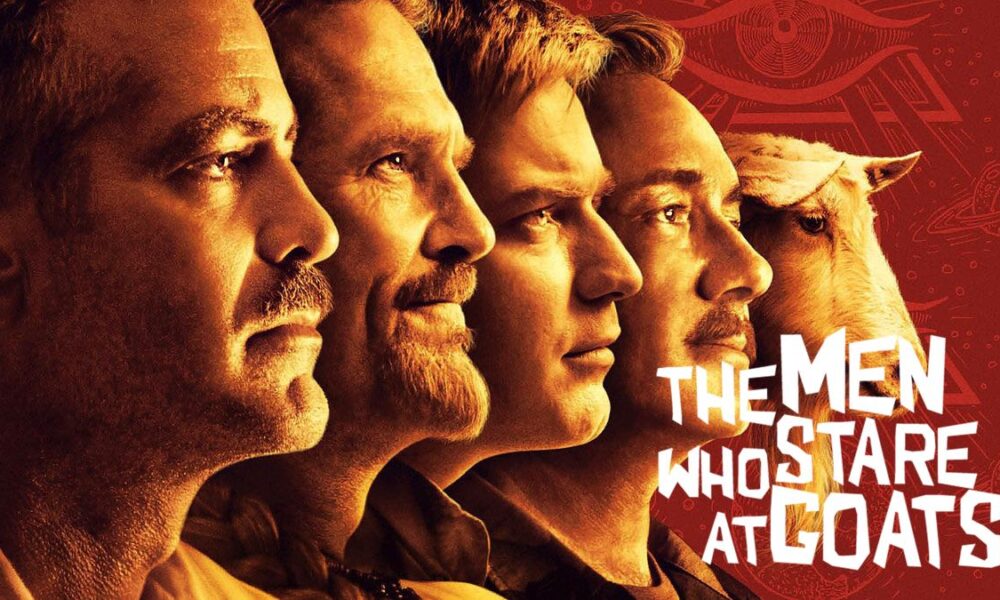 THE MEN WHO STARE AT GOATS. Excellently titled excellent fun