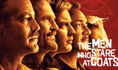 THE MEN WHO STARE AT GOATS. Excellently titled excellent fun