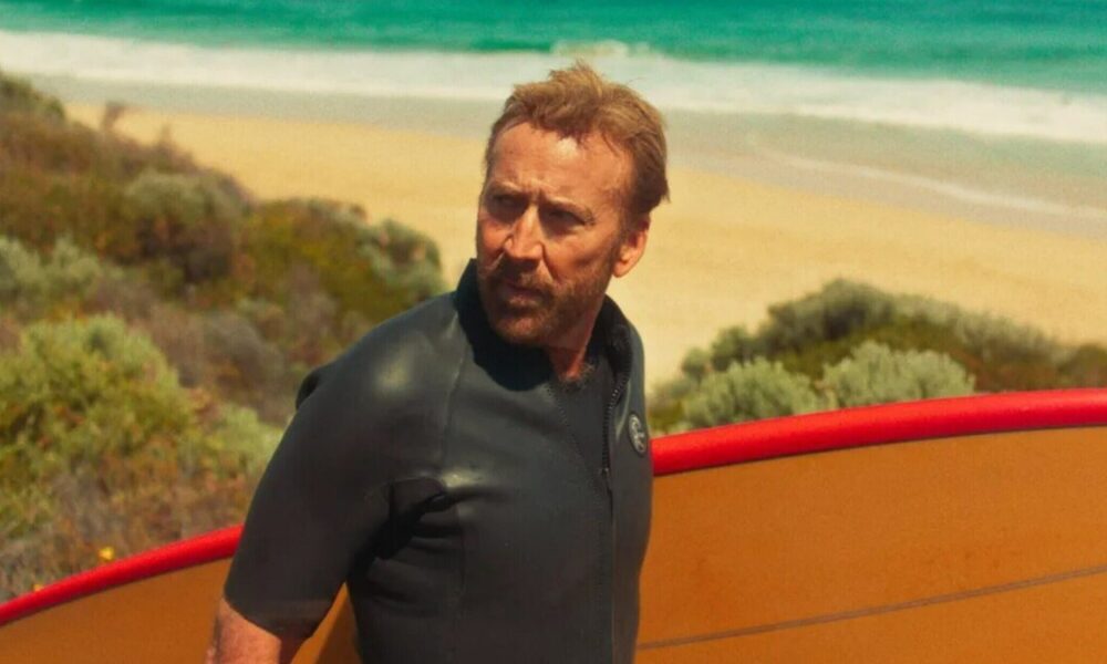 THE SURFER. Nicolas Cage riding the wave