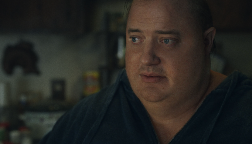 THE WHALE. Brendan Fraser is magnificent