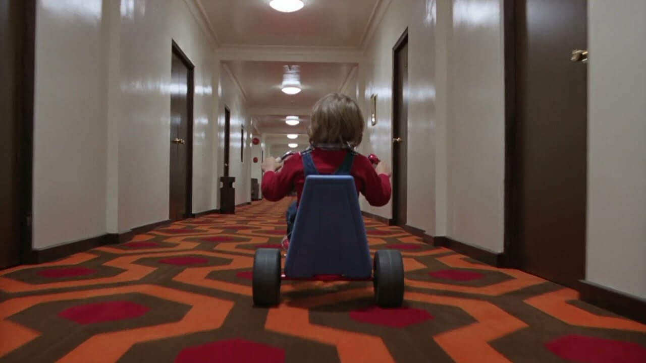 the shining overlook corridors danny on a trike