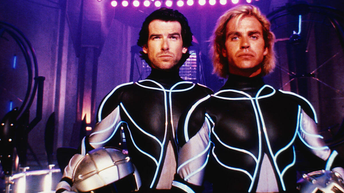 the Lawnmower Man Jeff Fahey Pierce Brosnan digital suits