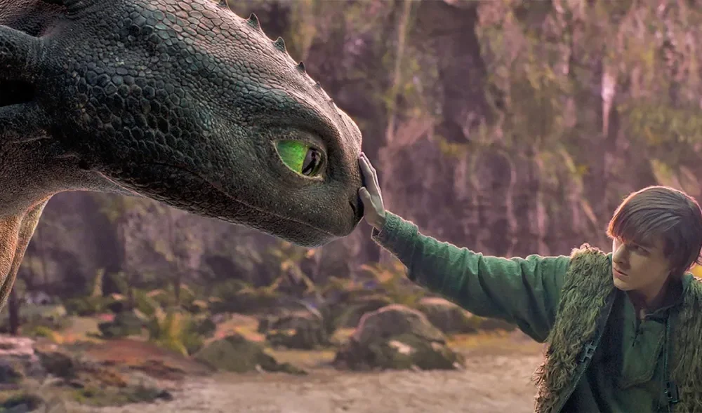 The live-action remake of "How to Train Your Dragon" gets its first trailer. The film premieres in 2025