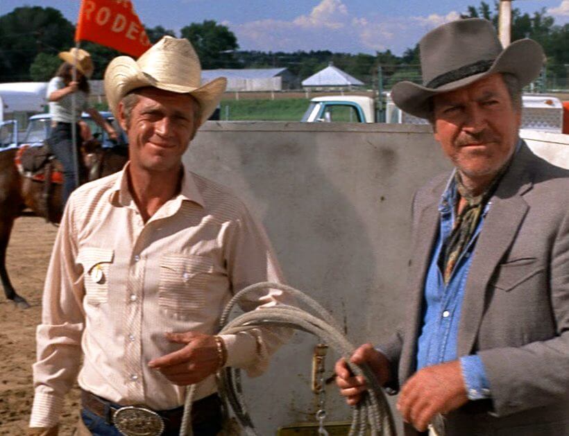 Steve McQueen & Robert Preston. Junior Bonner (1972; Sam Peckinpah).