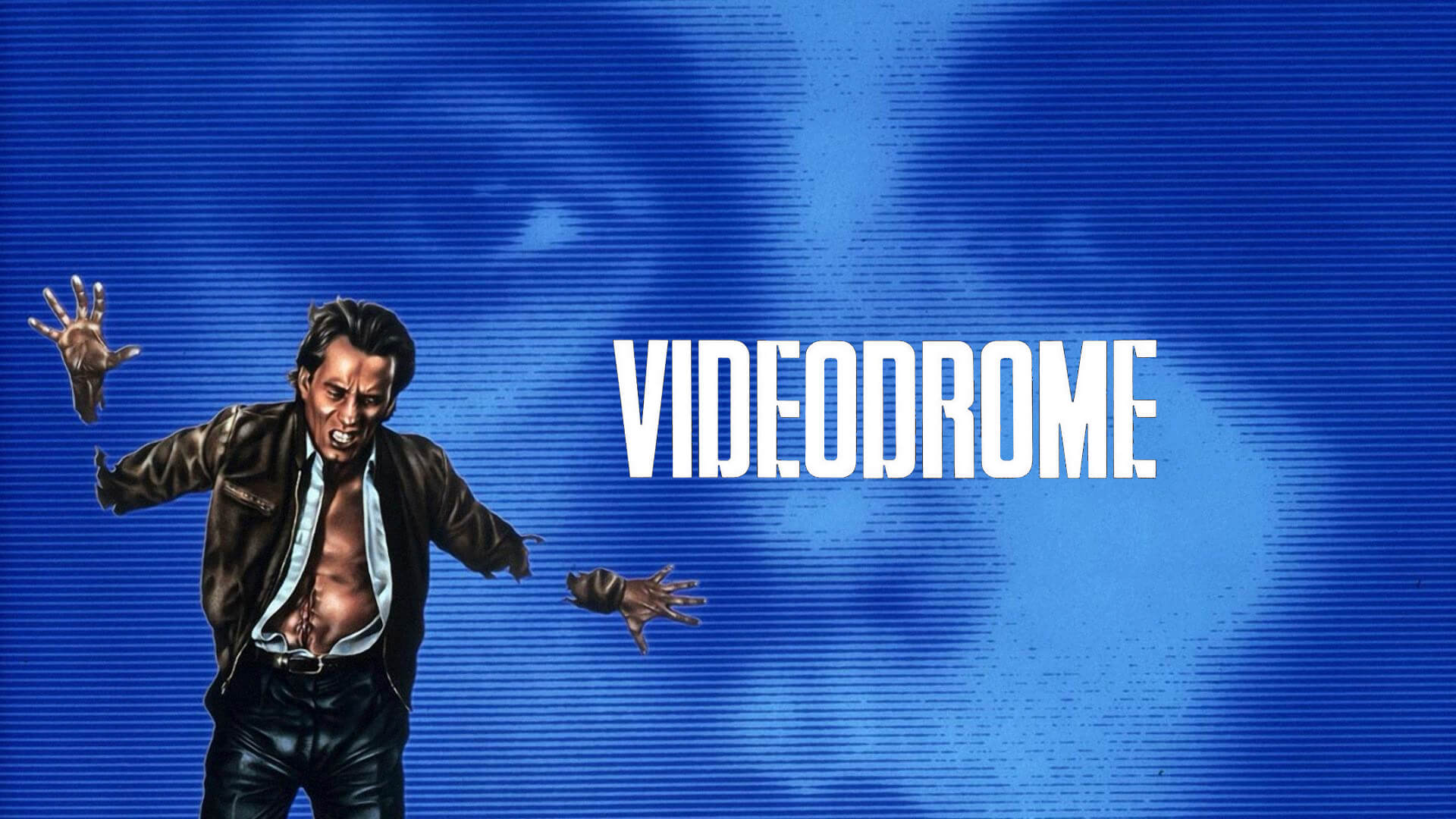 VIDEODROME Body horror of your face glued to a screen