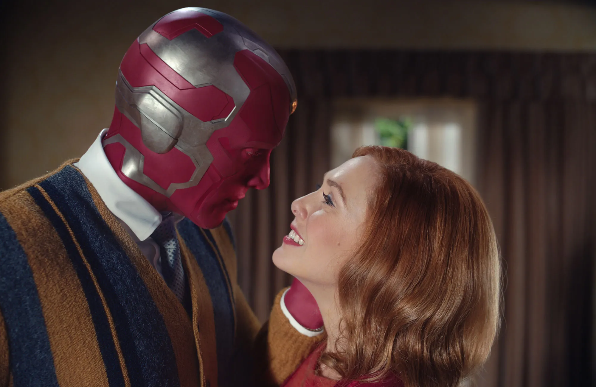 WandaVision, Elizabeth Olsen and Paul Bettany
